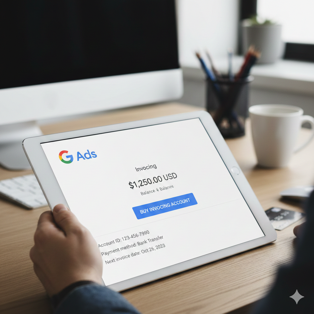 Buy Google Ads Invoicing Accounts