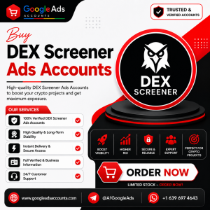 Buy DEX Screener Ads Accounts